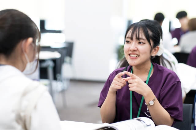 職員や在学生に相談しよう！